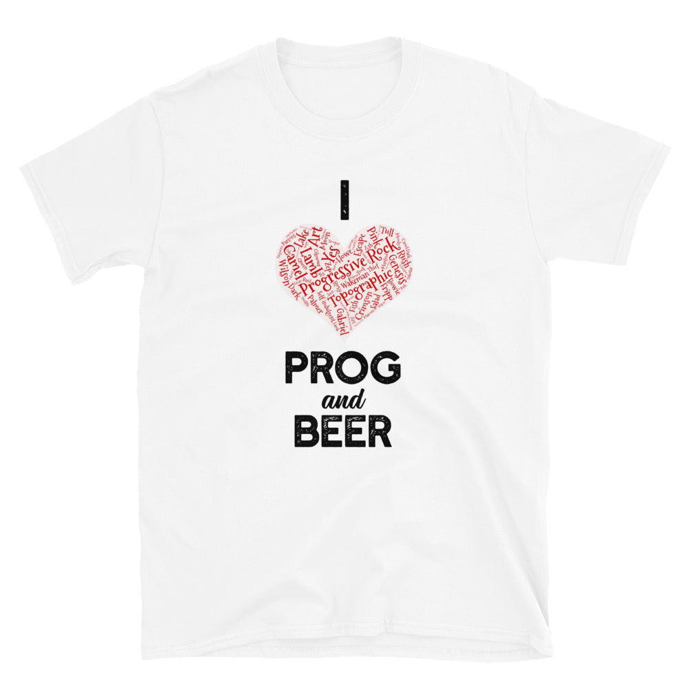 I love Prog and Beer T-shirt –