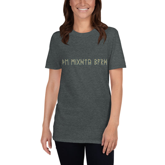 'The Mighty Bard' anglo-saxon runic t-shirt